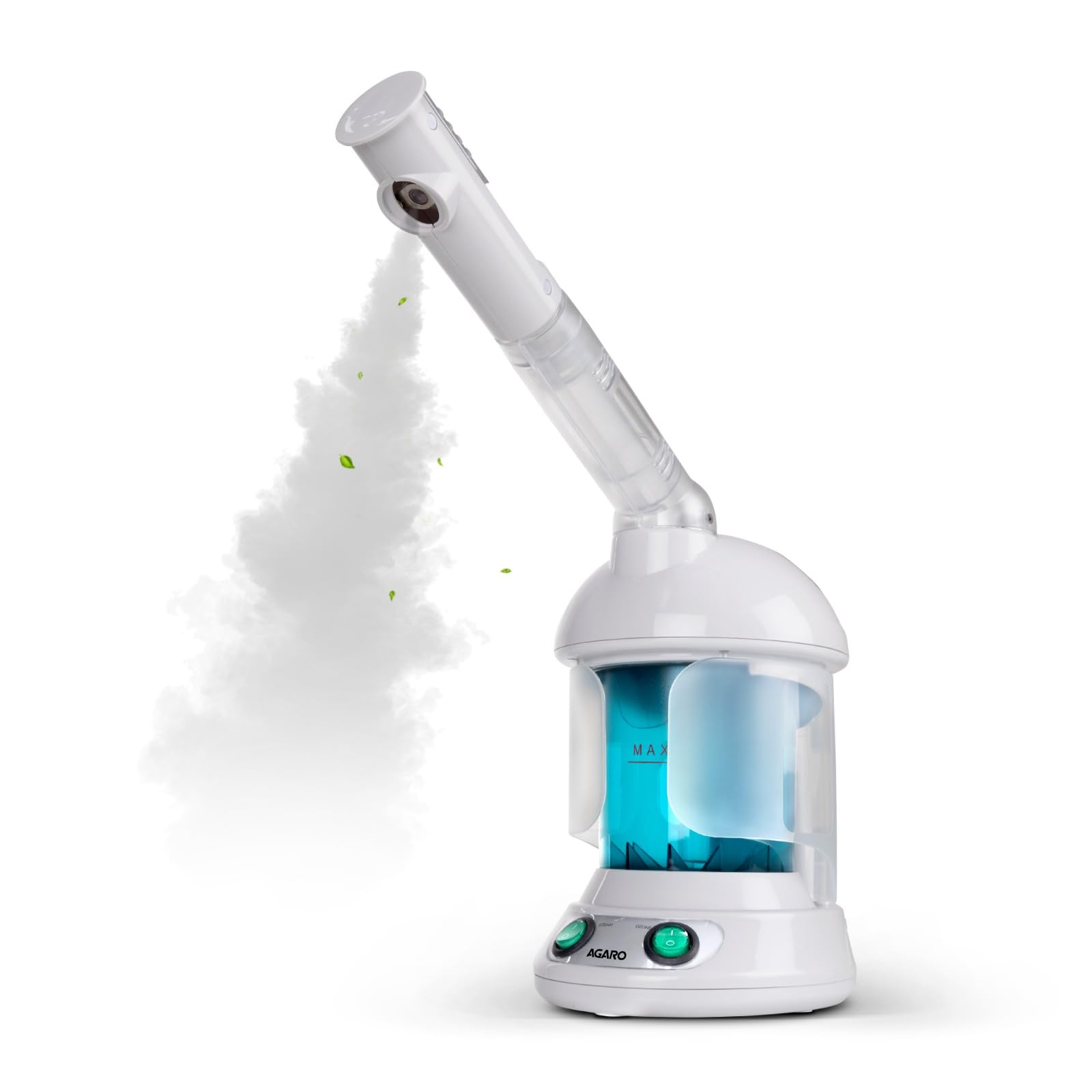 Agaro Prima Facial Steamer 2 In 1 Hair And Face Steamer For Natural Hair With Uv Ozone, Face Steamer, Hair Humidifier, Moisturis