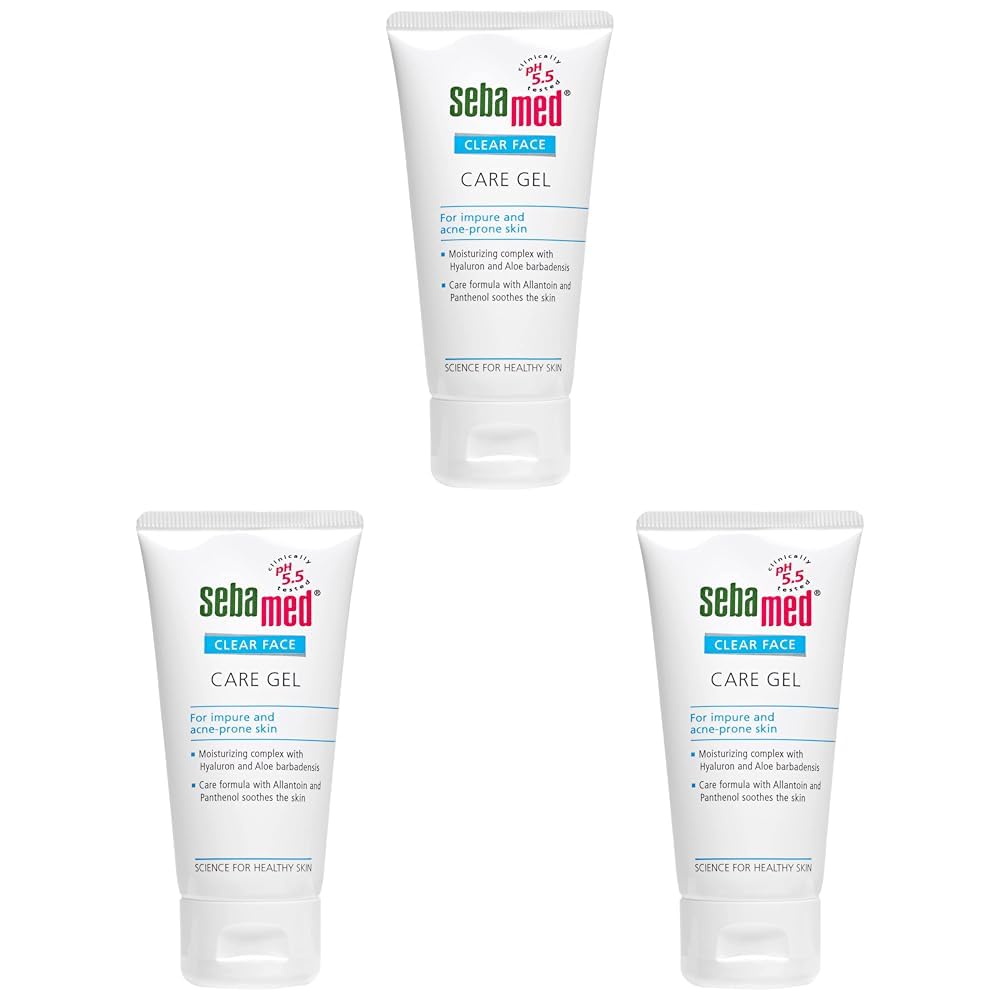 Sebamed Clear Face Care Gel | Ph 5.5 |Non-Sticky Moisturizer With Hyaluronic Acid, Aloe Vera | Dermatologically & Clinically Tes