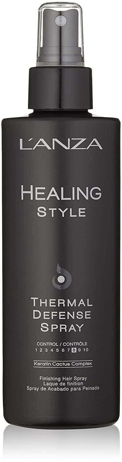 L'ANZA Healing Style Thermal Defense Spray with Strong Hold Effect - Eliminates Frizz, Detangles and Boosts Hairs Shine, With UV