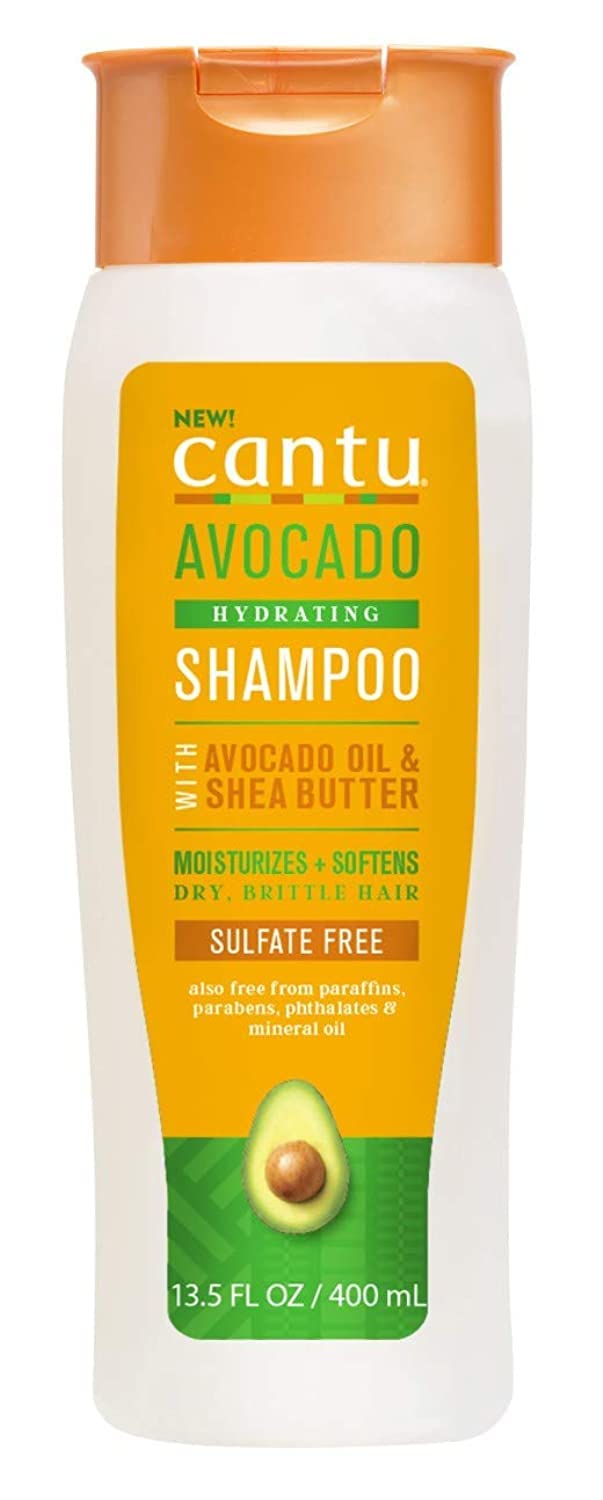 Cantu Avocado Shampoo 13.5 Ounce (400ml) (Pack of 3)