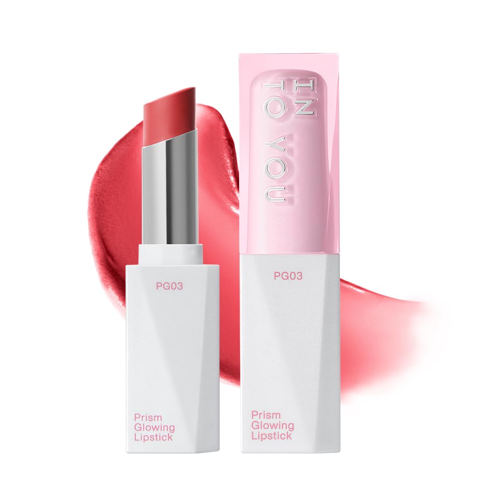 INTO YOU HighShine Glossy Lipstick, Moisturizing Mirror Shine Lip Color with Nourishing Squalane, Lightweight Buildable Lipstic