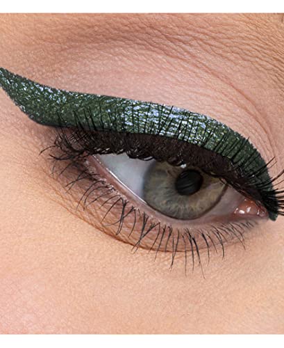 Lorac Front Line Pro Waterproof Eyeliner Pencil, Dark Green| Long Lasting| Makeup Pencil Sharpener | High-Precision