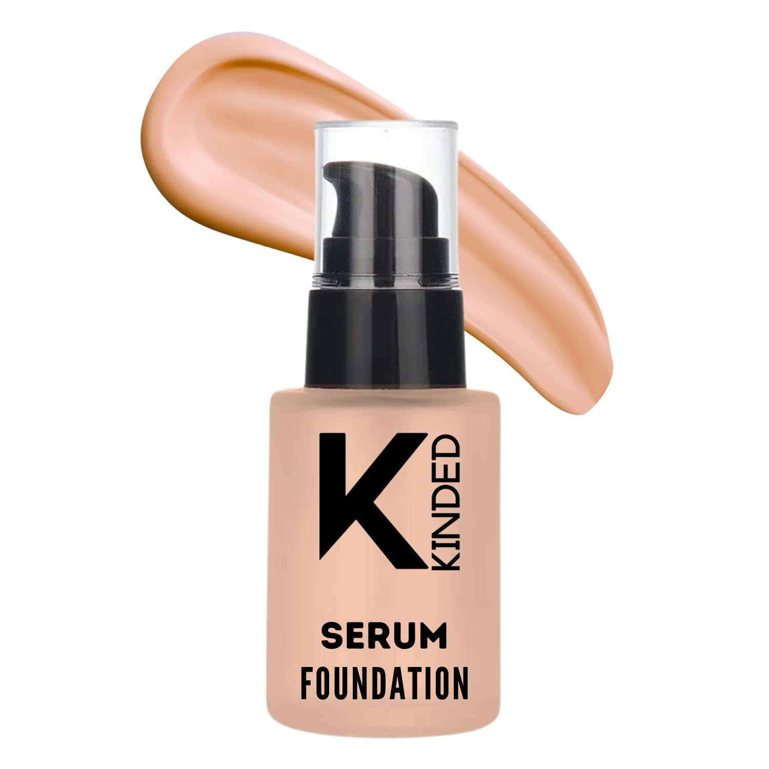 Kinded Serum Foundation With Avocado Oil Vitamin E Goodness For Face Makeup Girls Women Sweat Proof Waterproof Flawless Finish B