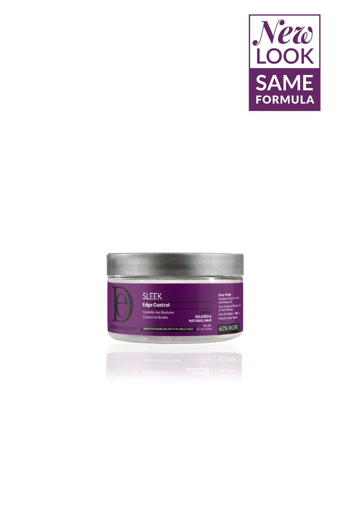 Design Essentials Sleek Edge Control, Medium Hold for Relaxed and Natural Textures, 3.7 Ounce (Pack of 1)