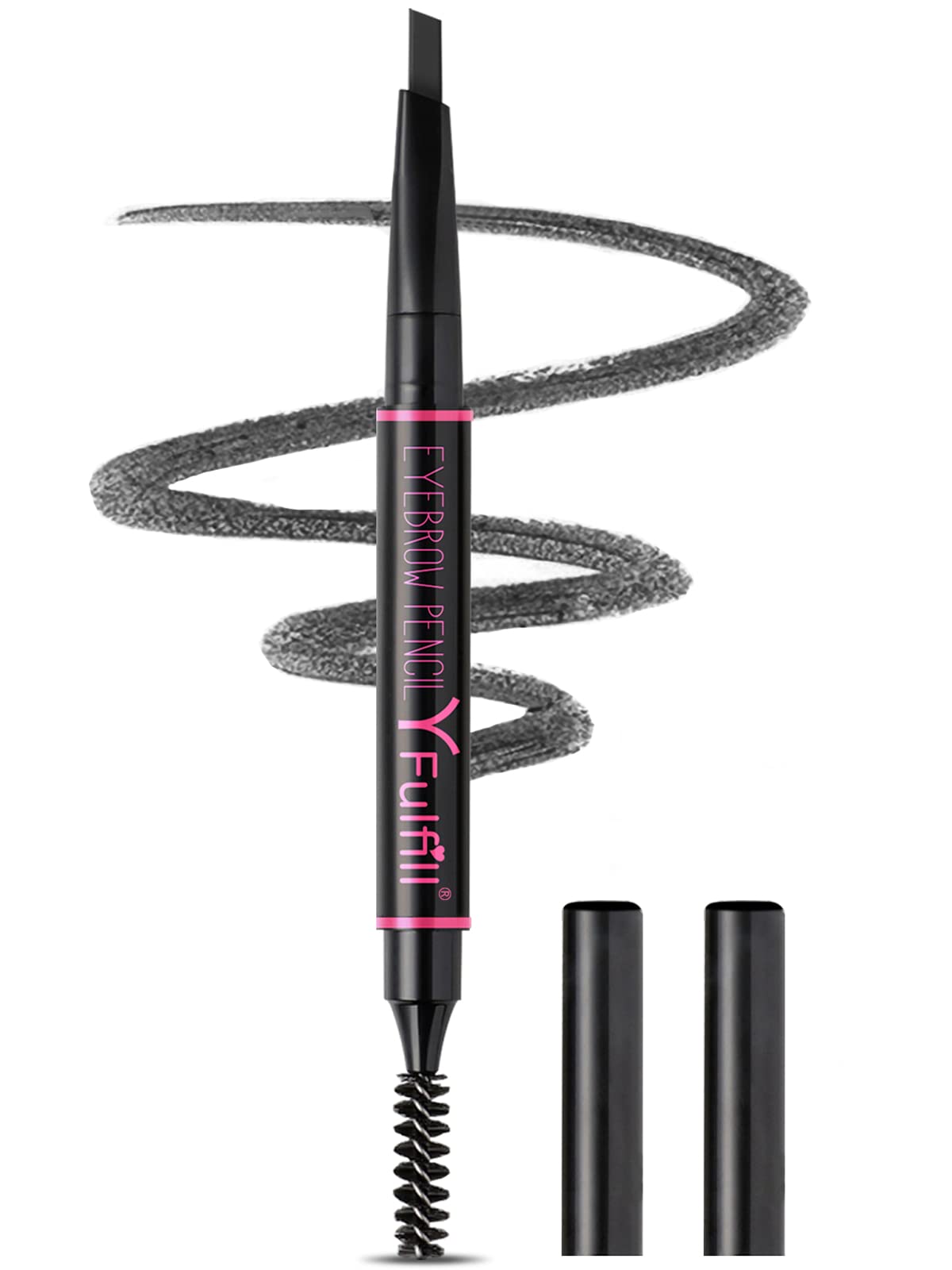 Yfulfill Black Eyebrow Pencil Waterproof, Eye Brow Pencils For Women Black, Eye Pencil Black, Brow Pencil Black, Eyebrow Pen Bla