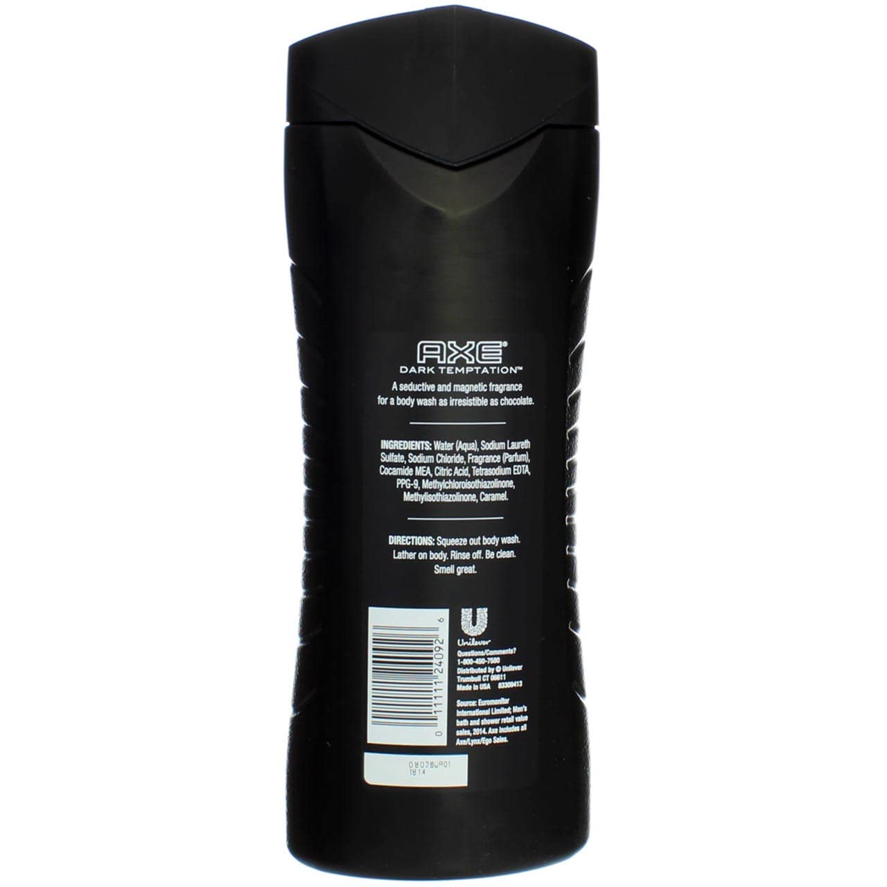 Axe Shower Gel, Dark Temptation 16 Oz (Pack Of 8)