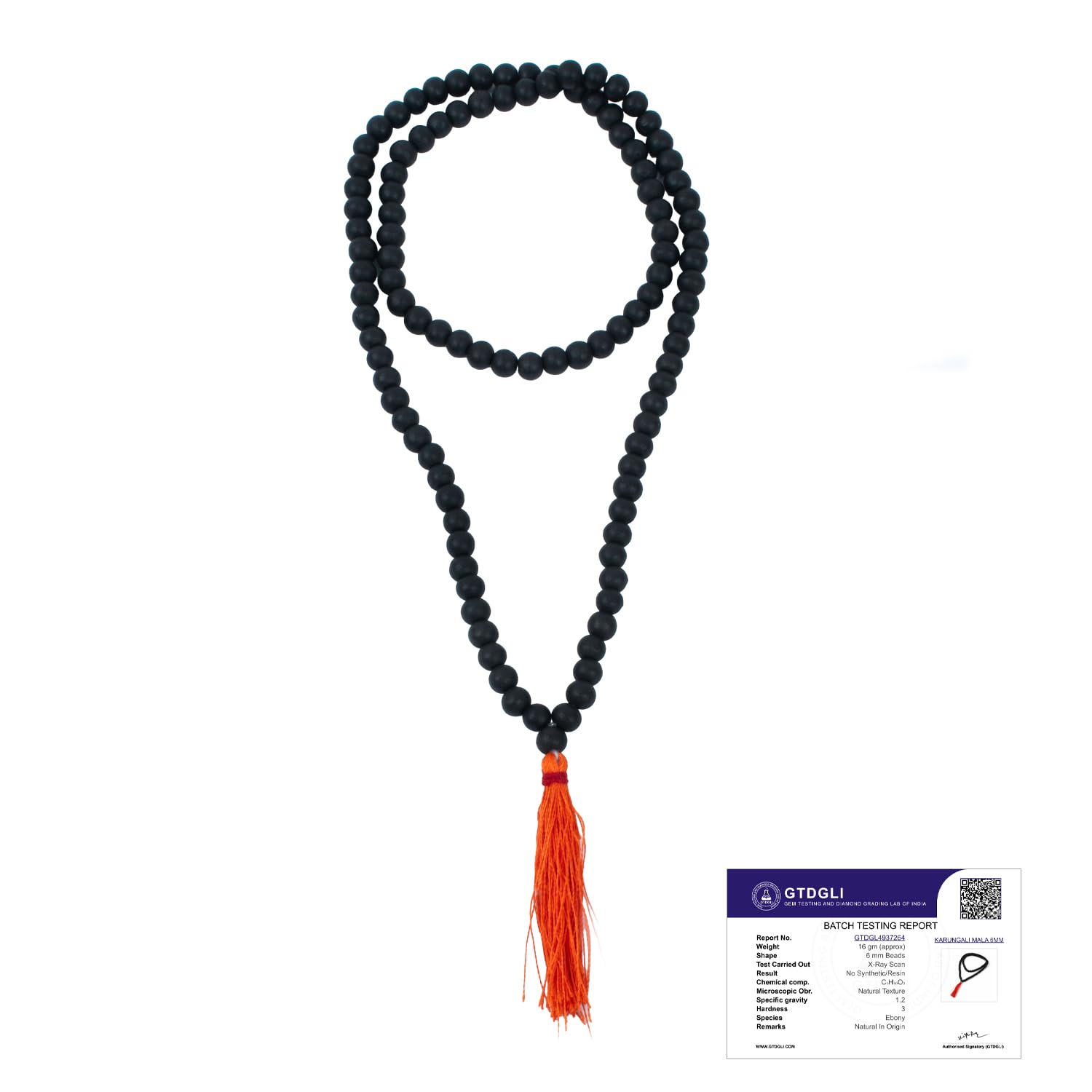Astrotalk Karungali Malai Original 108 beads for Kids(6mm) | Lord Murugan Blessings & Mangal Dosha Protection | Mala for Peace, Power & Prosperity | Karungali Mala Original for Kids