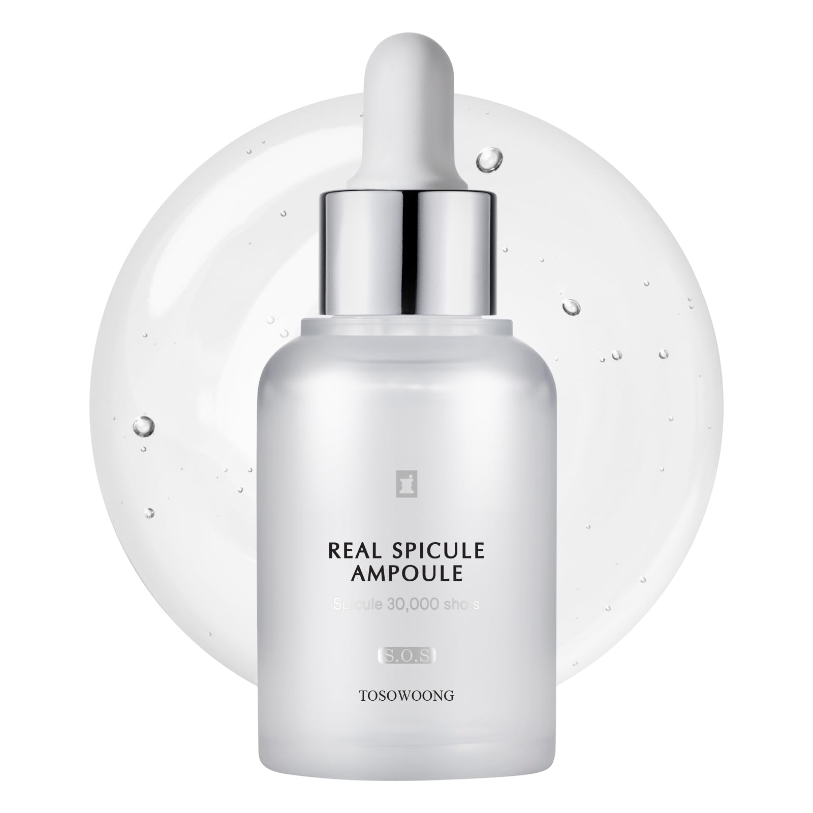 TOSOWOONG Real Spicule Ampoule for Pore Minimizer, Texture, Exfoliating