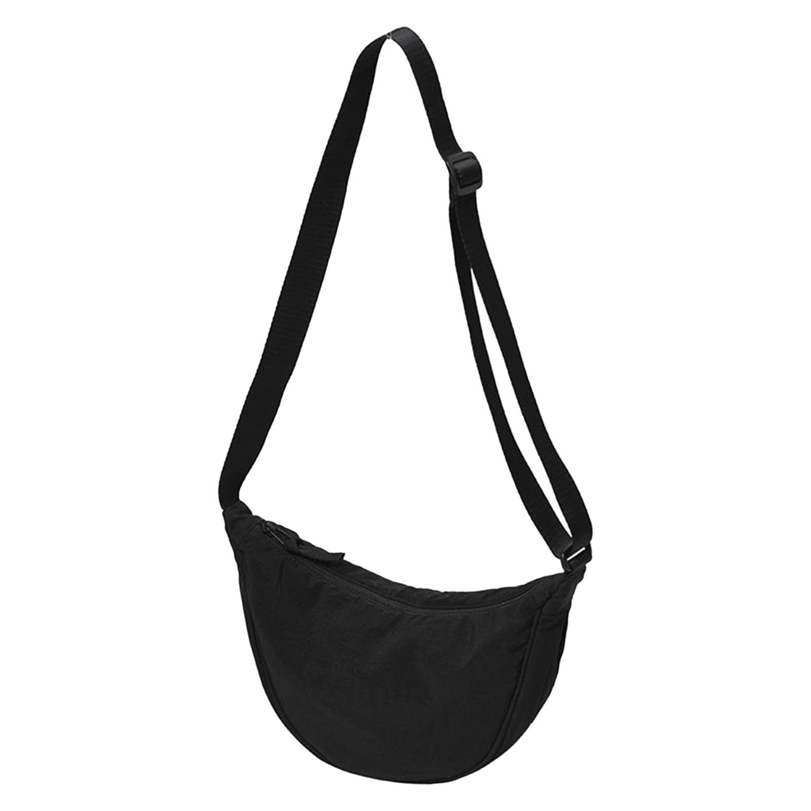 Calandis Crescent Bag Trendy Casual Nylon Purse Adjustable Strap Handbag Shoulder Bag Black | Womens Handbags & Bags
