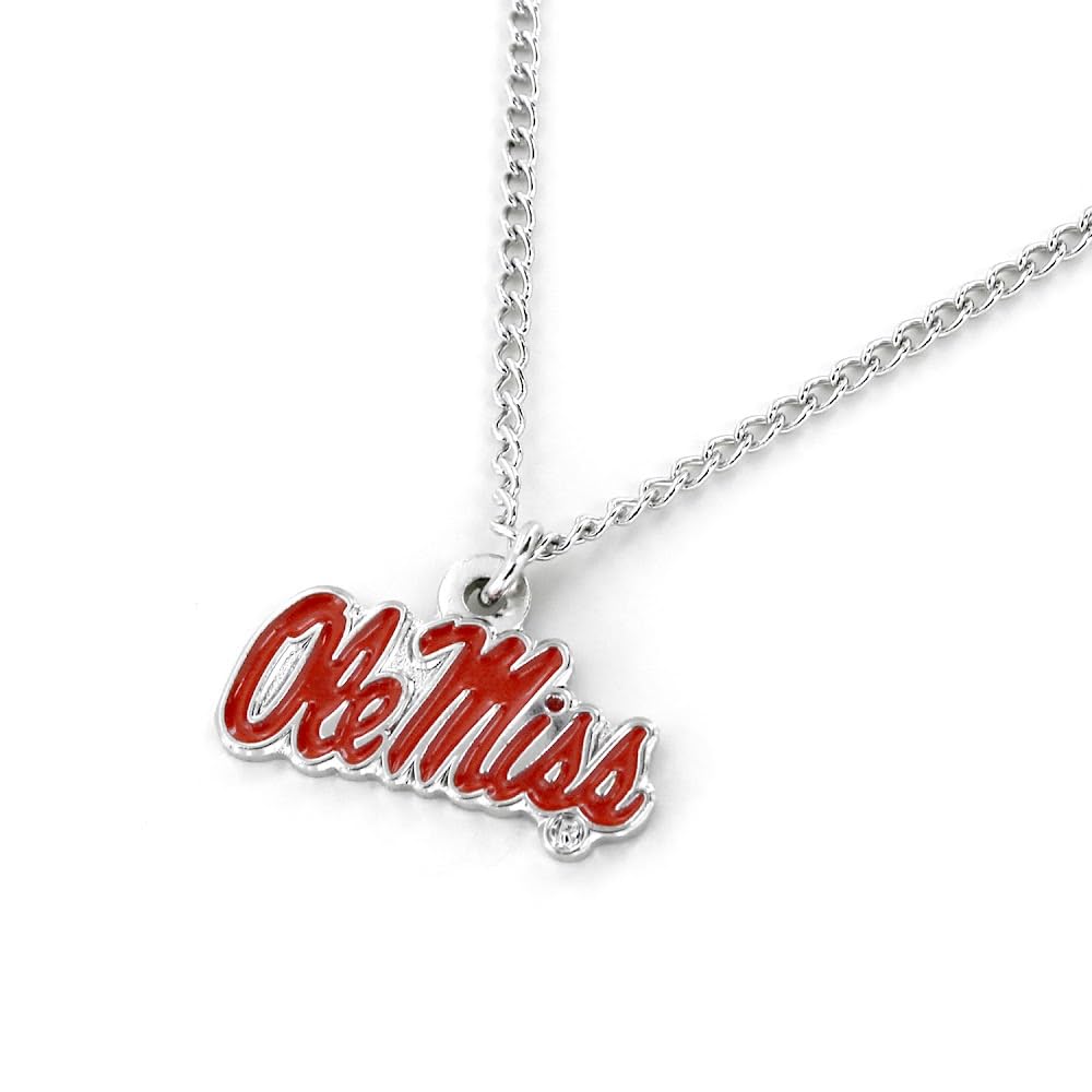 NCAA Mississippi Ole Miss Rebels Team Logo Necklace