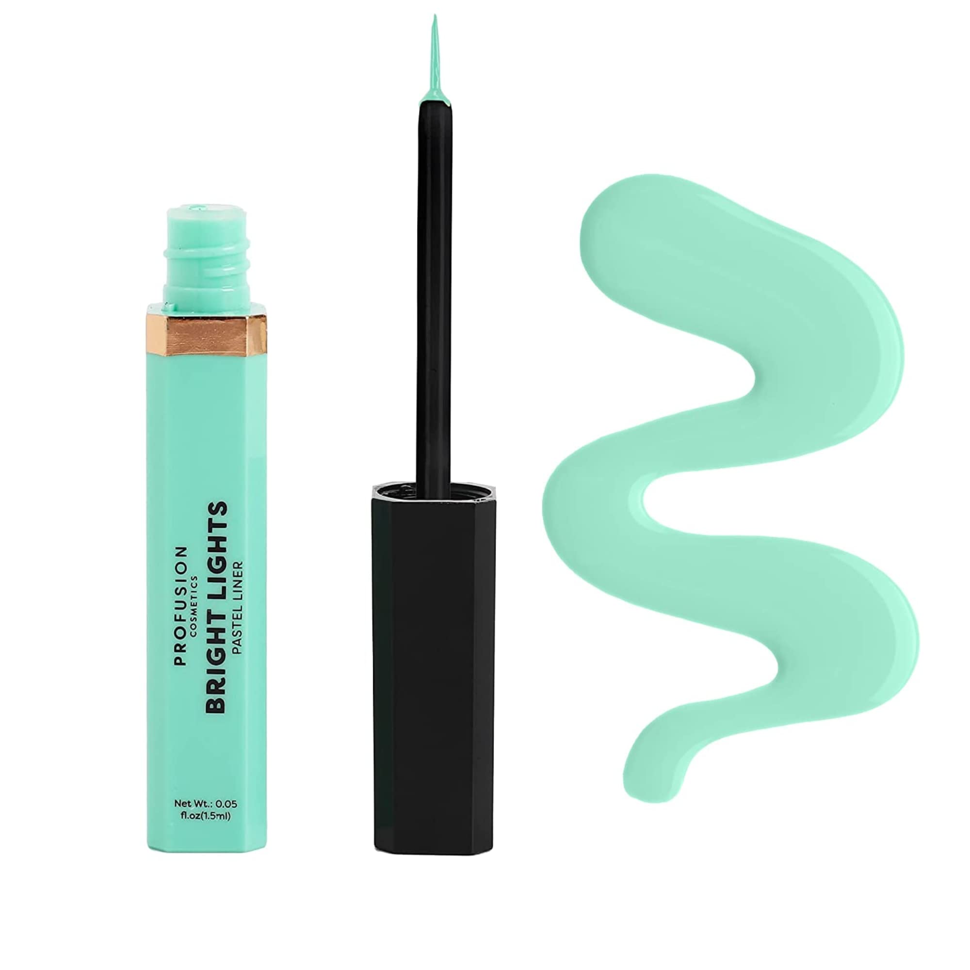 Profusion Cosmetics Bright Lights Neon & Pastel Graphic Liners, Mint