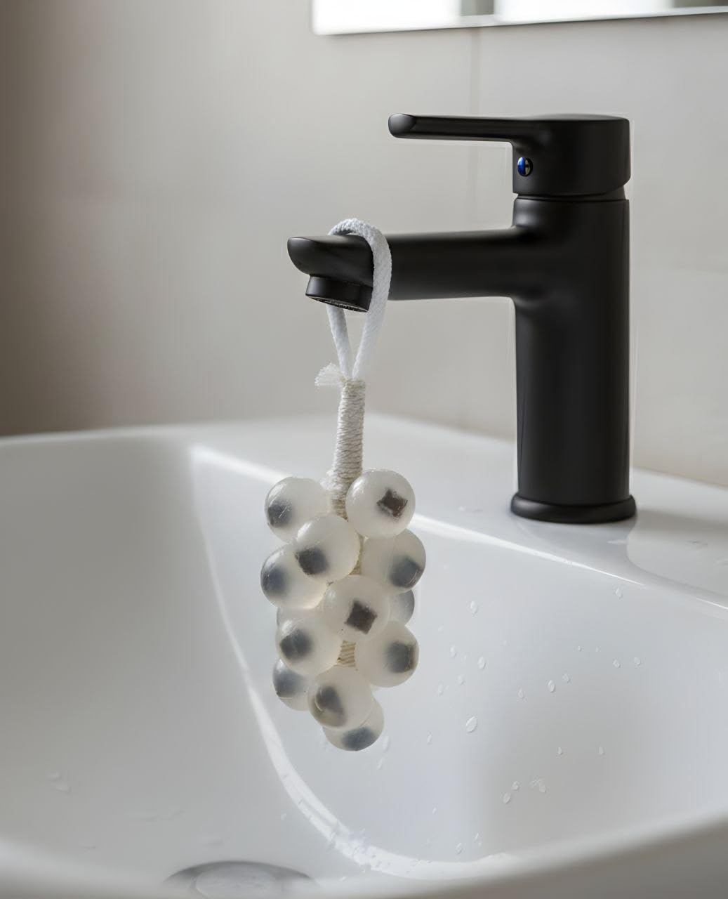 Vrintra Handmade Herbal Grape Shaped Soap With Hanging Rope | Decorative Bath & Handwash Bar With Natural Ingredients, Dual Use 
