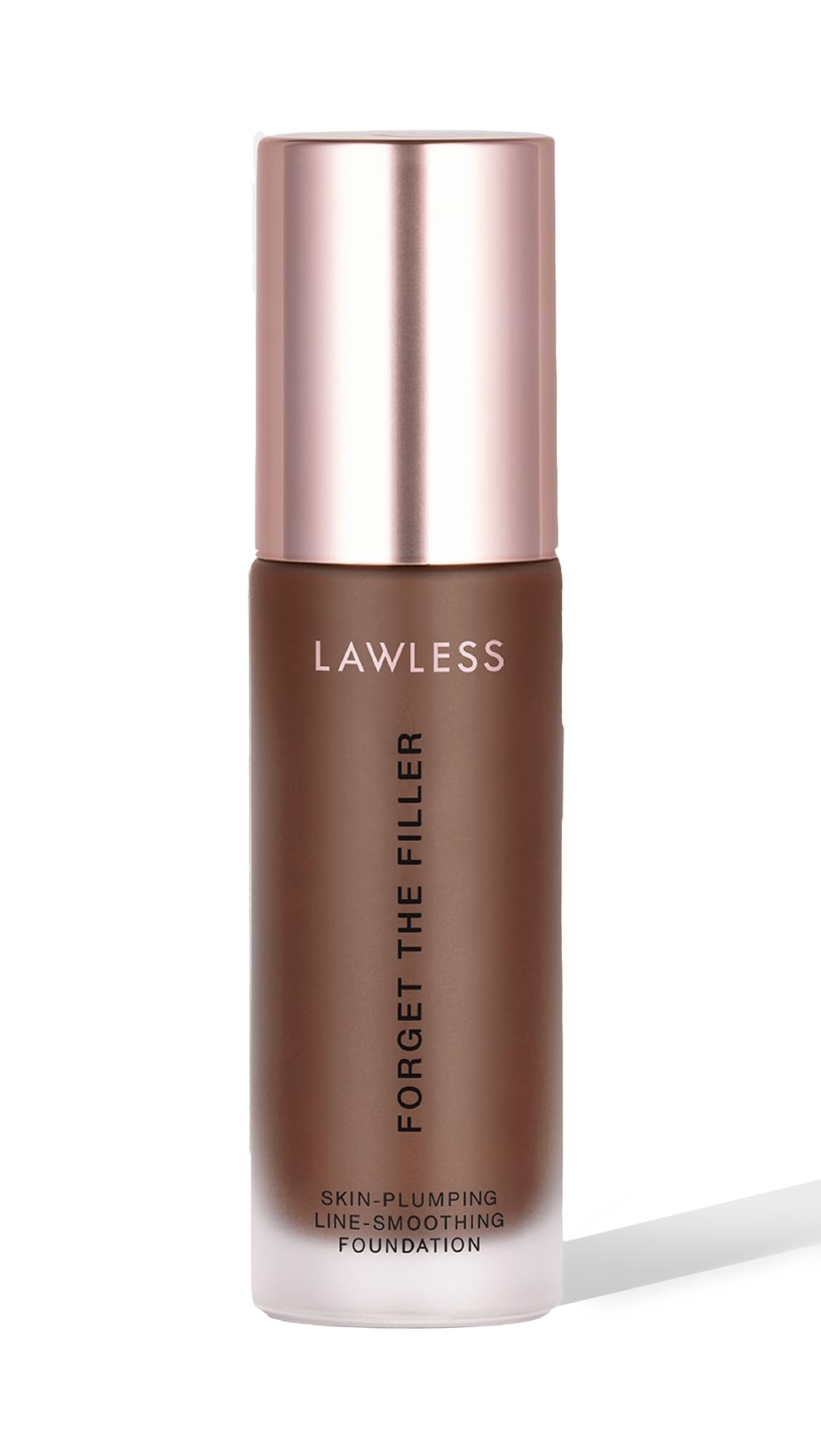 LAWLESS Women's Forget the Filler Foundation, 30d, Brown, 1.0 Ounce