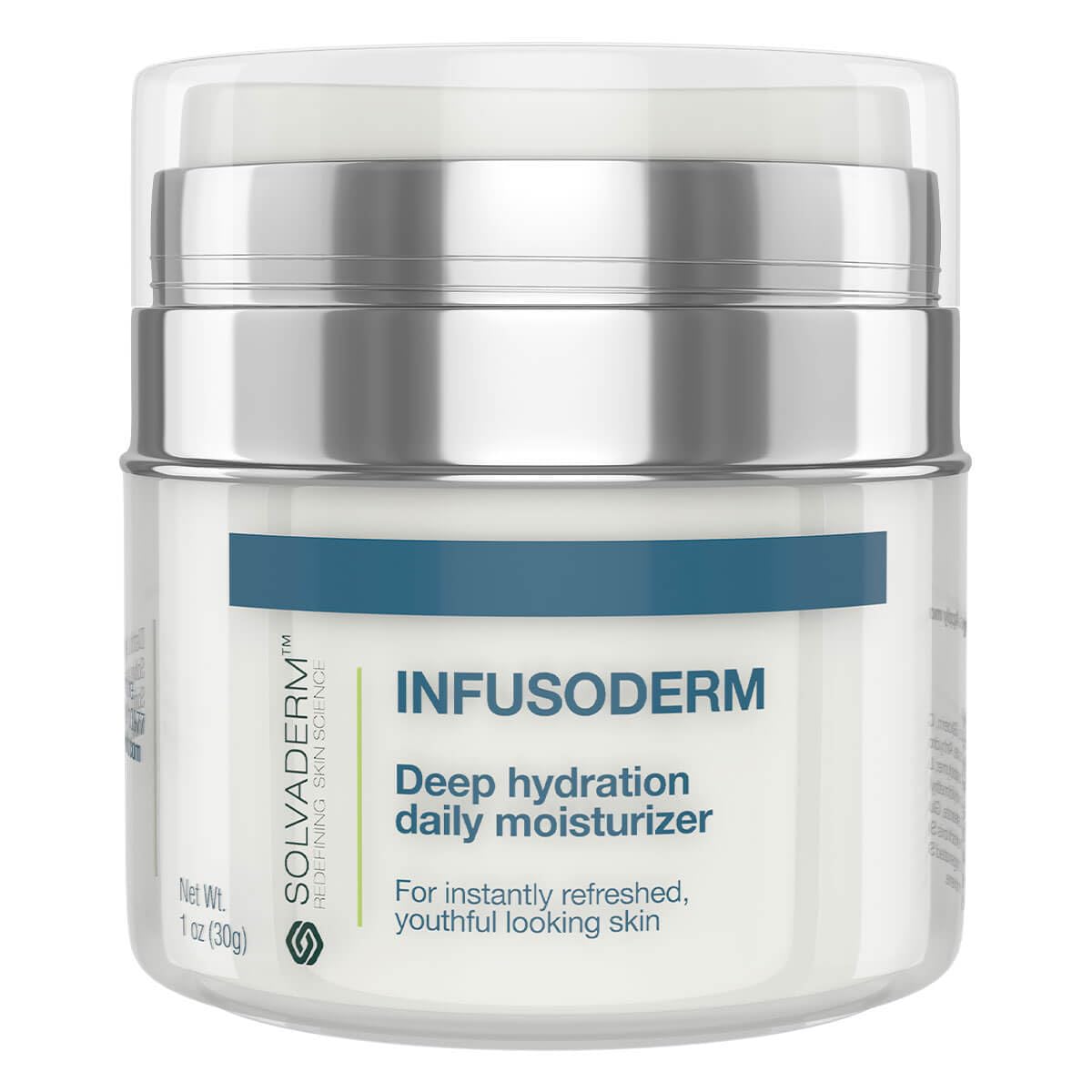 Solvaderm Infusoderm  Hydrating Antioxidant Face Serum with Hyaluronic Acid, Vitamin C & Plant Extracts for Plump, Radiant Skin