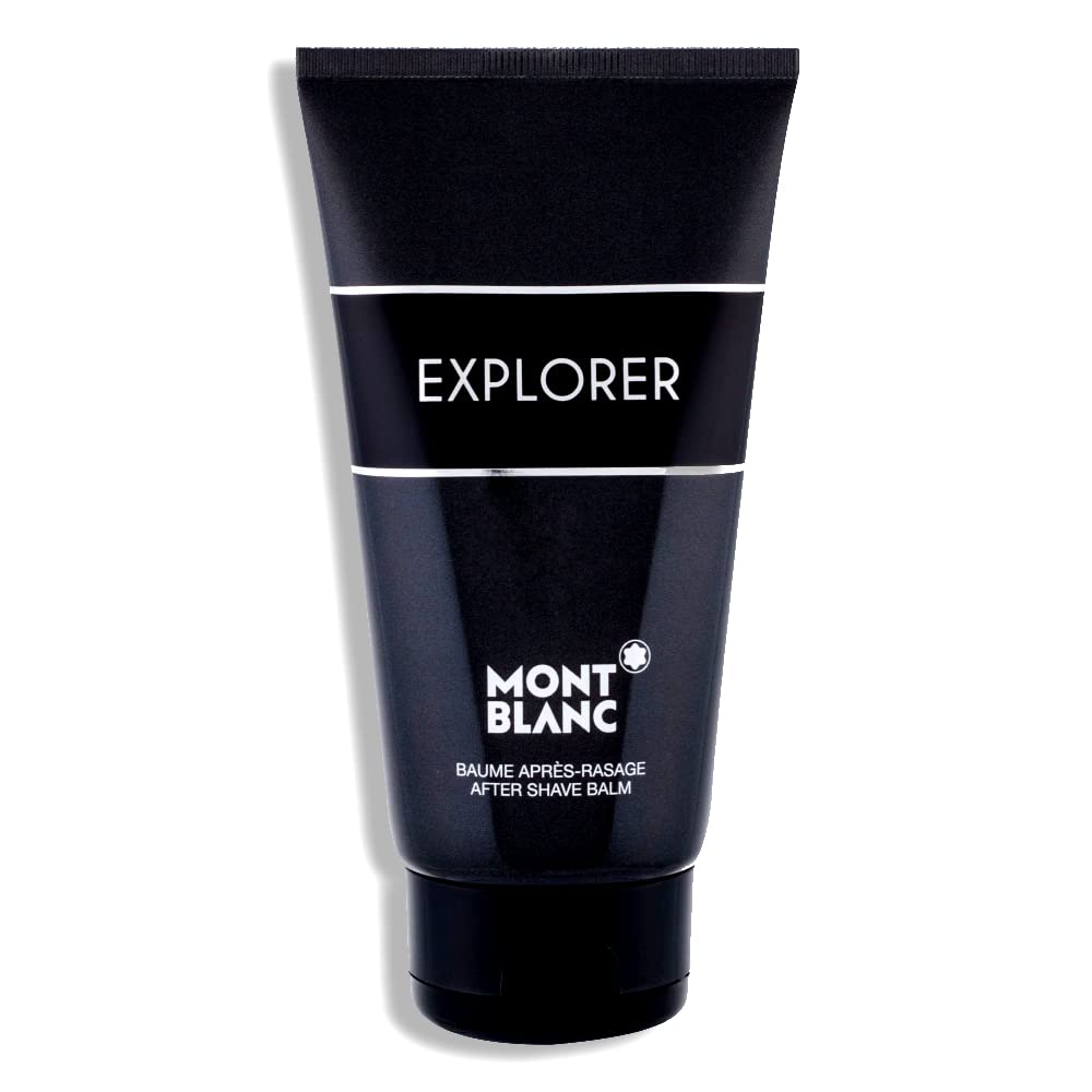 MONTBLANC Explorer After Shave Balm - Woody & Aromatic - 5 fl. oz. - Long Lasting Fragrance with Sage, Sandalwood & Patchouli