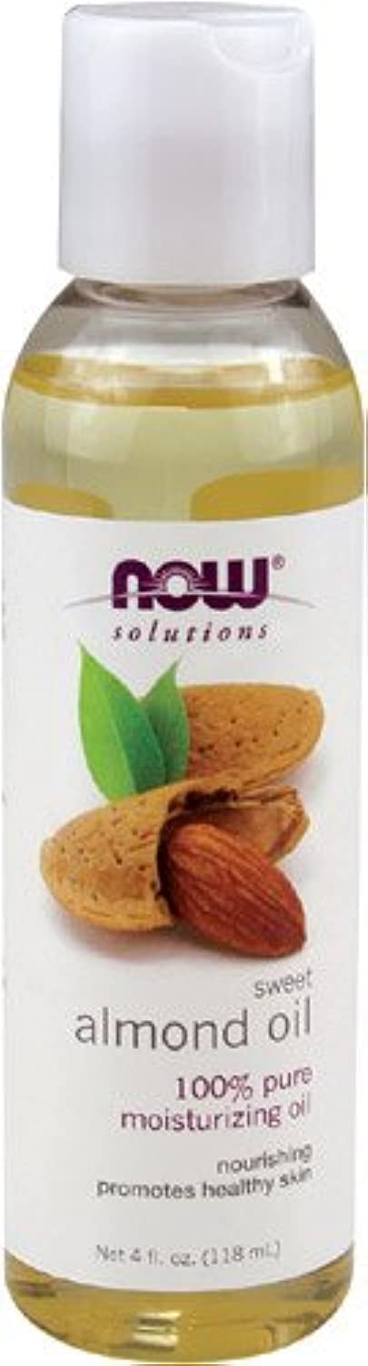 NOW Almond Oil, 4-Ounces (Pack of 4)