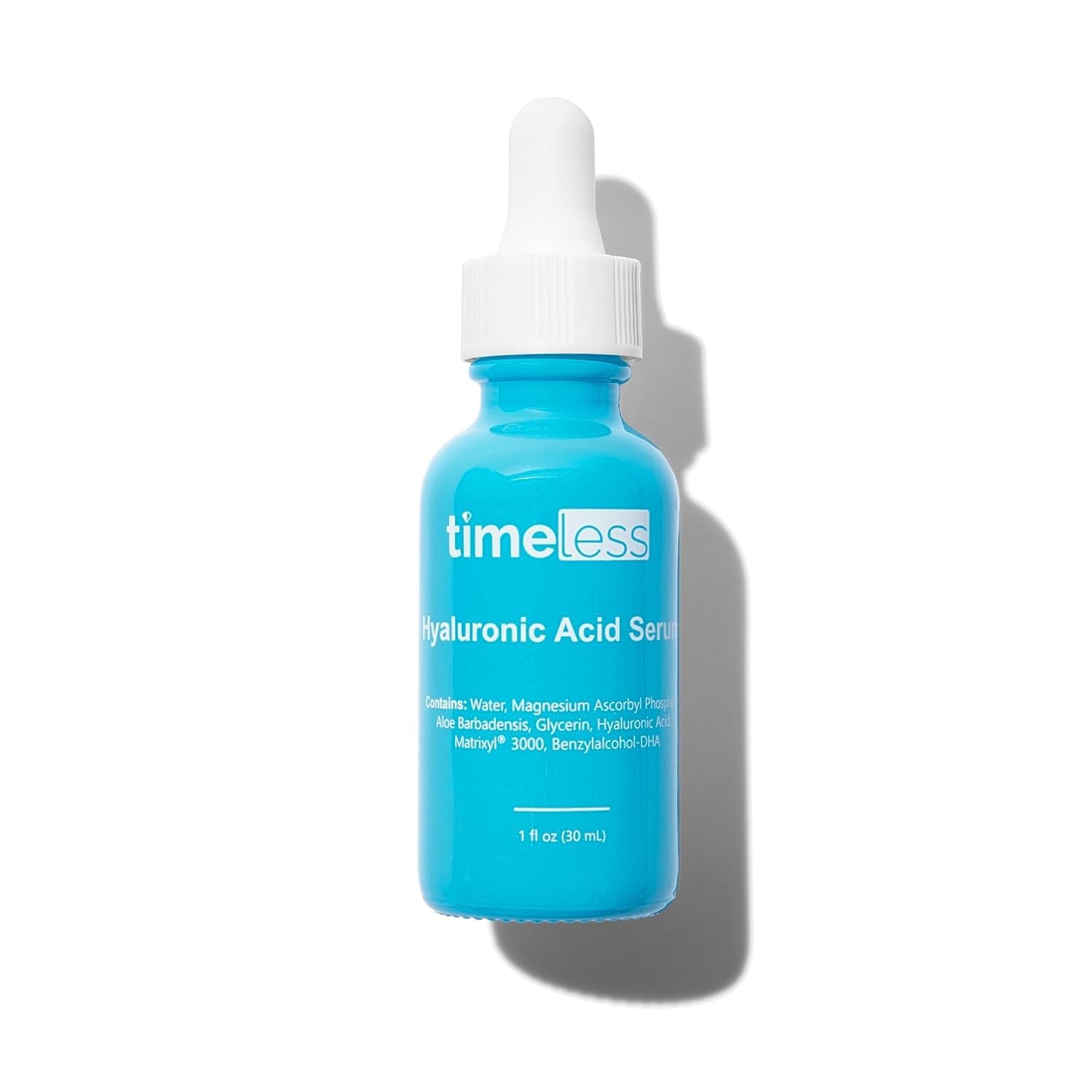 Timeless Skin Care Hyaluronic Acid Vitamin C Serum - 1 Oz - Brightens, Smooths, Rebuilds Collagen, Boosts Hydration - For All Sk