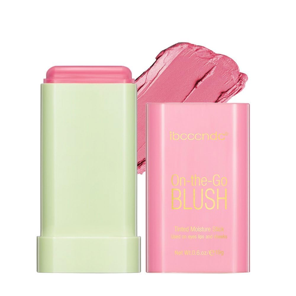 SWETIYOU Blush Stick for Cheeks and Lips, On-the-Go Blush, Hydrating Solid Cheek Tint, Multi-use Blush Makeup Stick for Beautifu