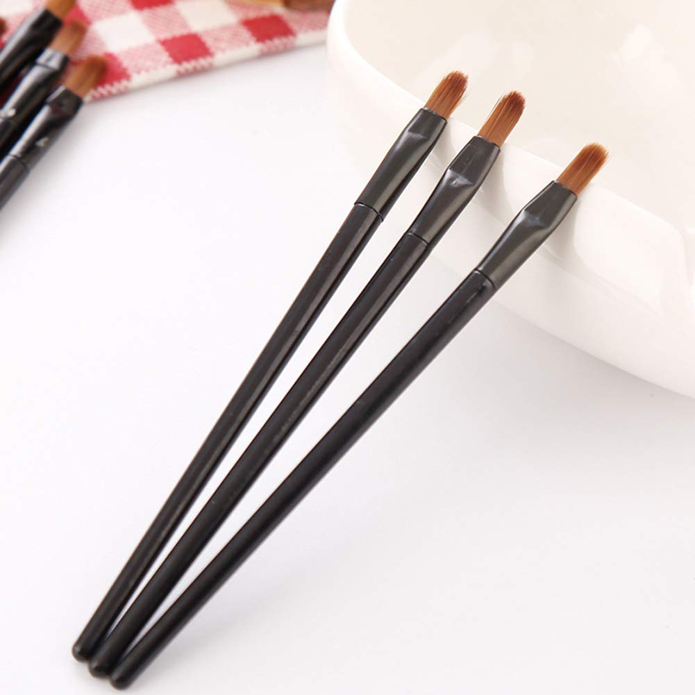 100 Pieces Disposable Lip Brushes Multifunctional Beauty Makeup Brush Lipstick Gloss Eyeshadow Applicator Smudge Cosmetic Tool S