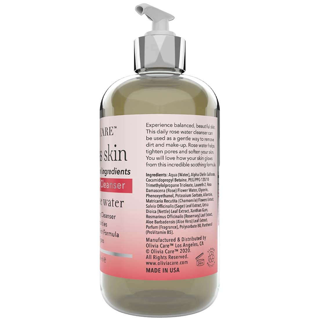 Daily Brightening Facial Cleanser - Natural Moisturize, Hydrate, Cleanse - Brighten Age Spot, Tighter & Soothe Skin - Antioxidan