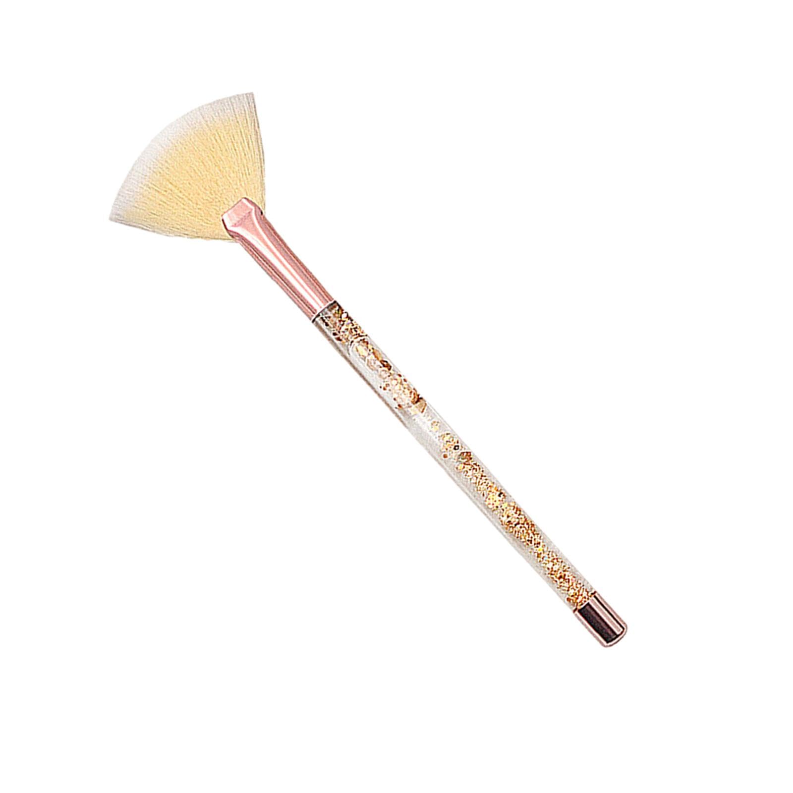 Fan Makeup Brush Durable Makeup Loose Powder Brush For Women Girlfriend Lady Aureate