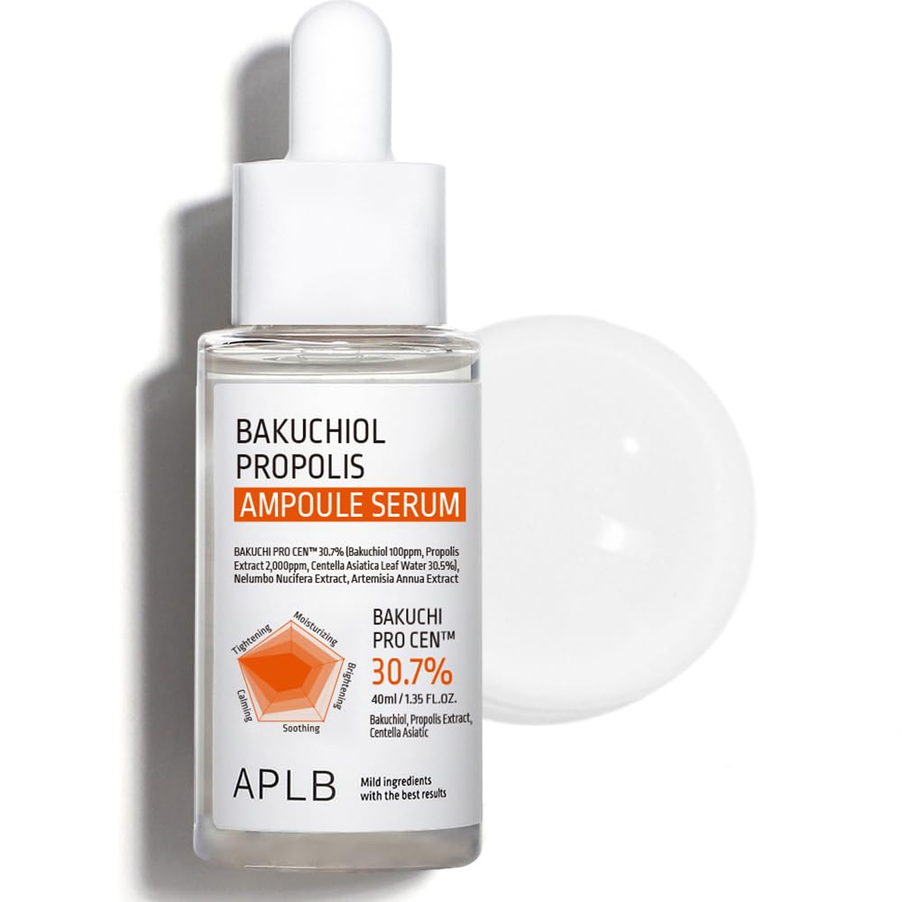 APLB Bakuchiol Propolis Ampoule Serum | BAKUCHI PRO CEN 30.7% 1.35 FL.OZ/Korean Skincare, Wrinkle care, Elasticity care, Revital
