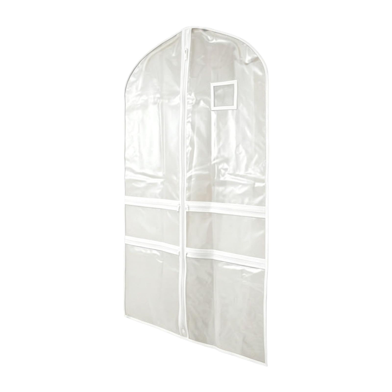Atorse Dance Garment Bag Clothes Protector For Competition Party Garment Dust Cover White