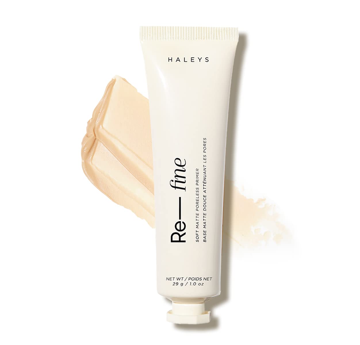 HALEYS Refine Soft Matte Poreless Primer (1 oz), Lightweight, Extends Makeup Longwear, Grips, Smooths, Blurs, Fills in Pores an