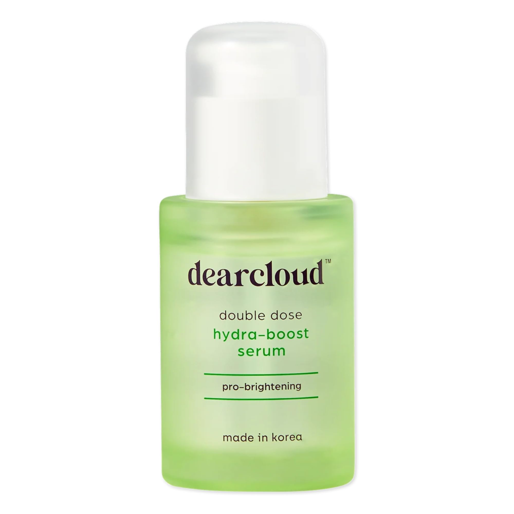 dearcloud Double Dose Hydra-Boost Serum - Hydrating Hyaluronic Acid & Vitamin C Face Serum (1 fl oz)