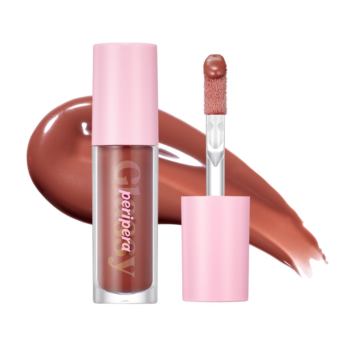 Peripera Ink Glasting Lip Gloss, Non-Sticky, Gloss Shine, 4XL Wand for Easy Application, Korean Lip Gloss, Fuller Looking Lips, 