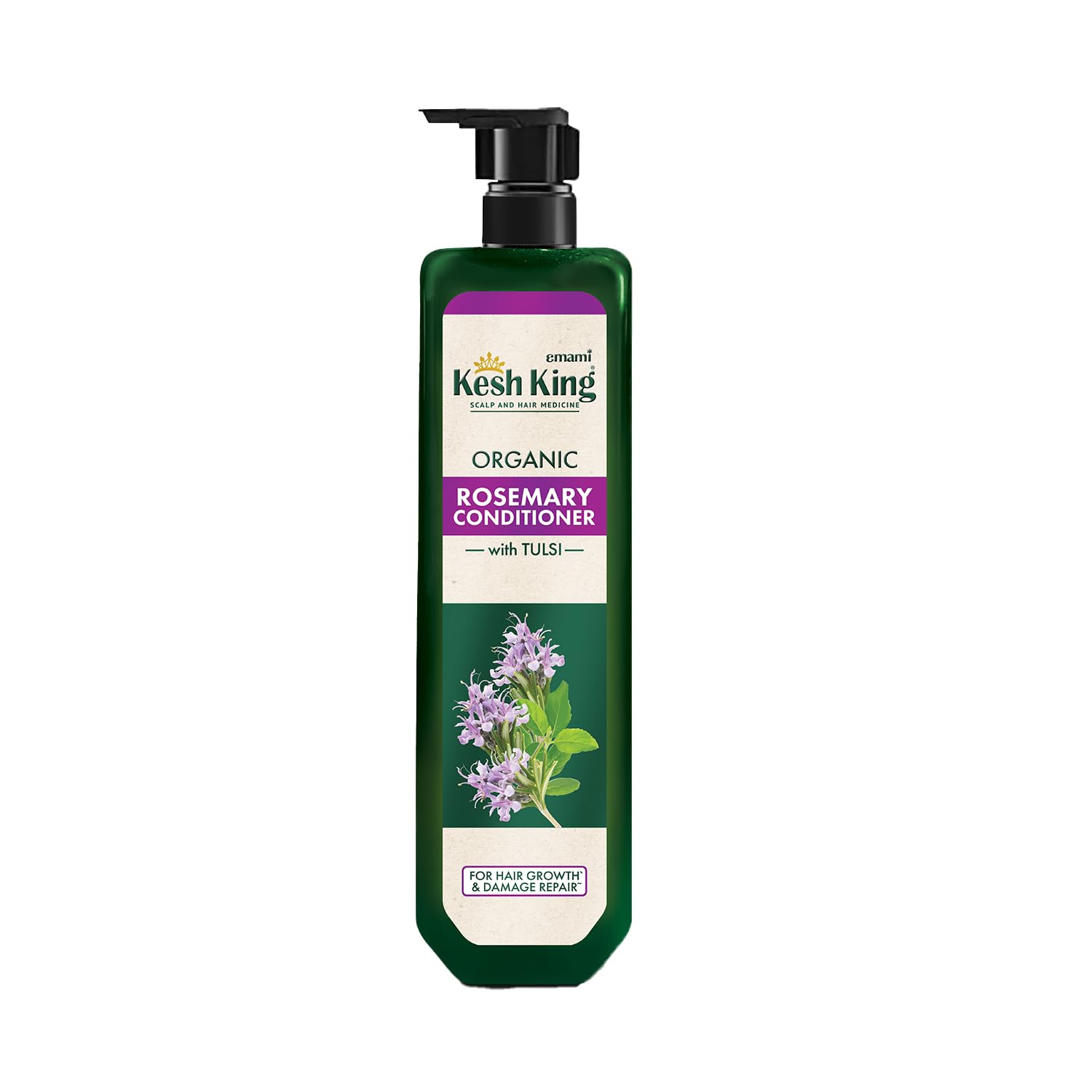 Kesh King Organic Rosemary Conditioner With Tulsi, Anti Hairfall Solution For Stronger Hair Growth And Damage Repair, Tangle Fre