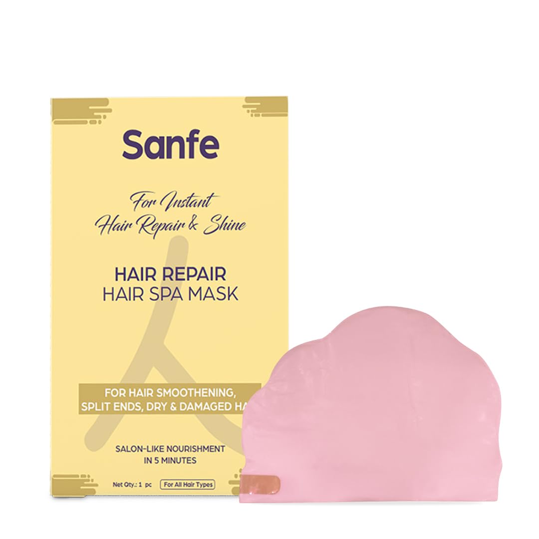 Sanfe Hair Repair Hair Spa Mask | For Instant Hair Repair & Shine | Hair Smoothening, Split Ends, Dry & Damaged Hair | Salon Lik