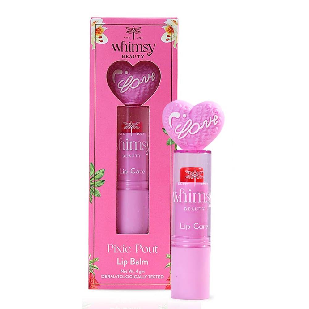 Whimsy Beauty Pixie Pout Lip Balm For Kids And PreTeens | Daily Lip Care With Lightweight Moisturising Texture | Smooth Soft Fi