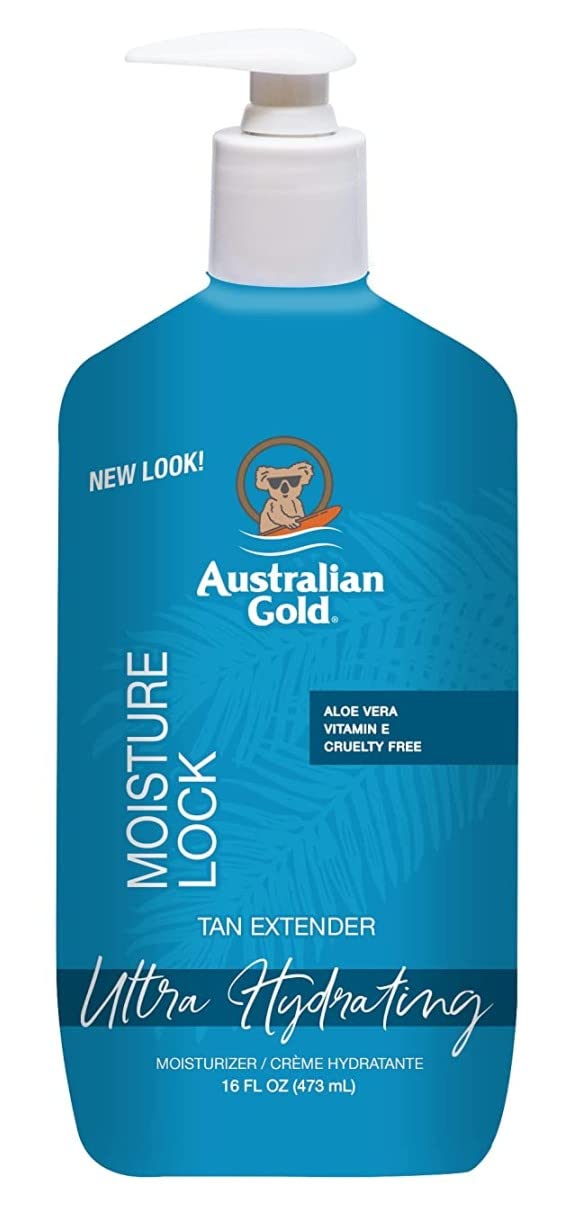 Australian Gold Moist Lock Tan Extender 16 Ounce Pump (473Ml) (6 Pack)