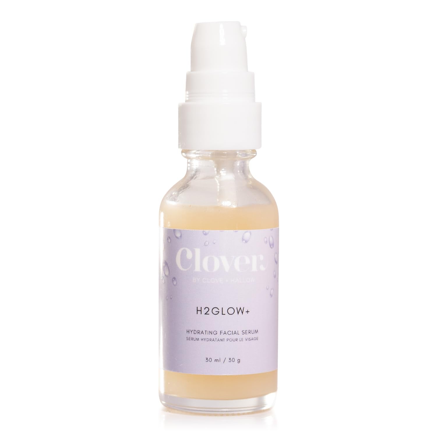 Clover H2Glow+ Hydrating Serum for Acne Prone Skin, Glycerin & Vitamin B5