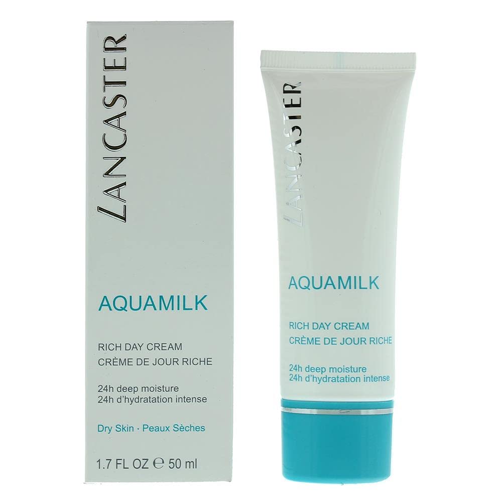 Lancaster Aquamilk Rich Day Cream, For Dry Skin Type, 1.7 Ounce