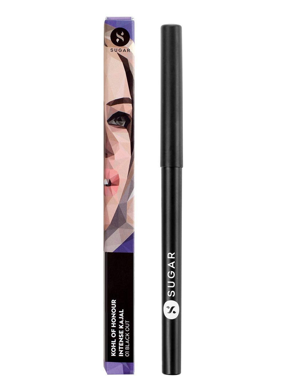 Sugar Cosmetics Kohl Of Honour Intense Kajal 01 Black Out (Black), 0.25Gm