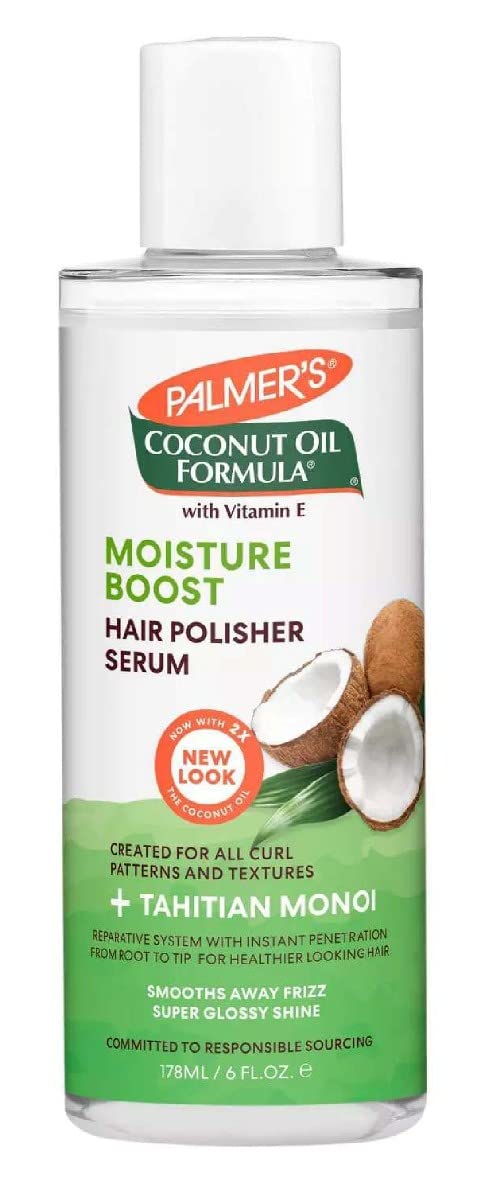 Palmer'S Coconut Oil Formula Hair Polisher Serum, 6 Ounces (Pack Of 2)