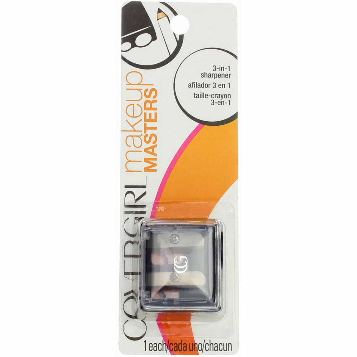 COVERGIRL Makeup Masters 3-in-1 Pencil Sharpener, 1 Count (packaging may vary)