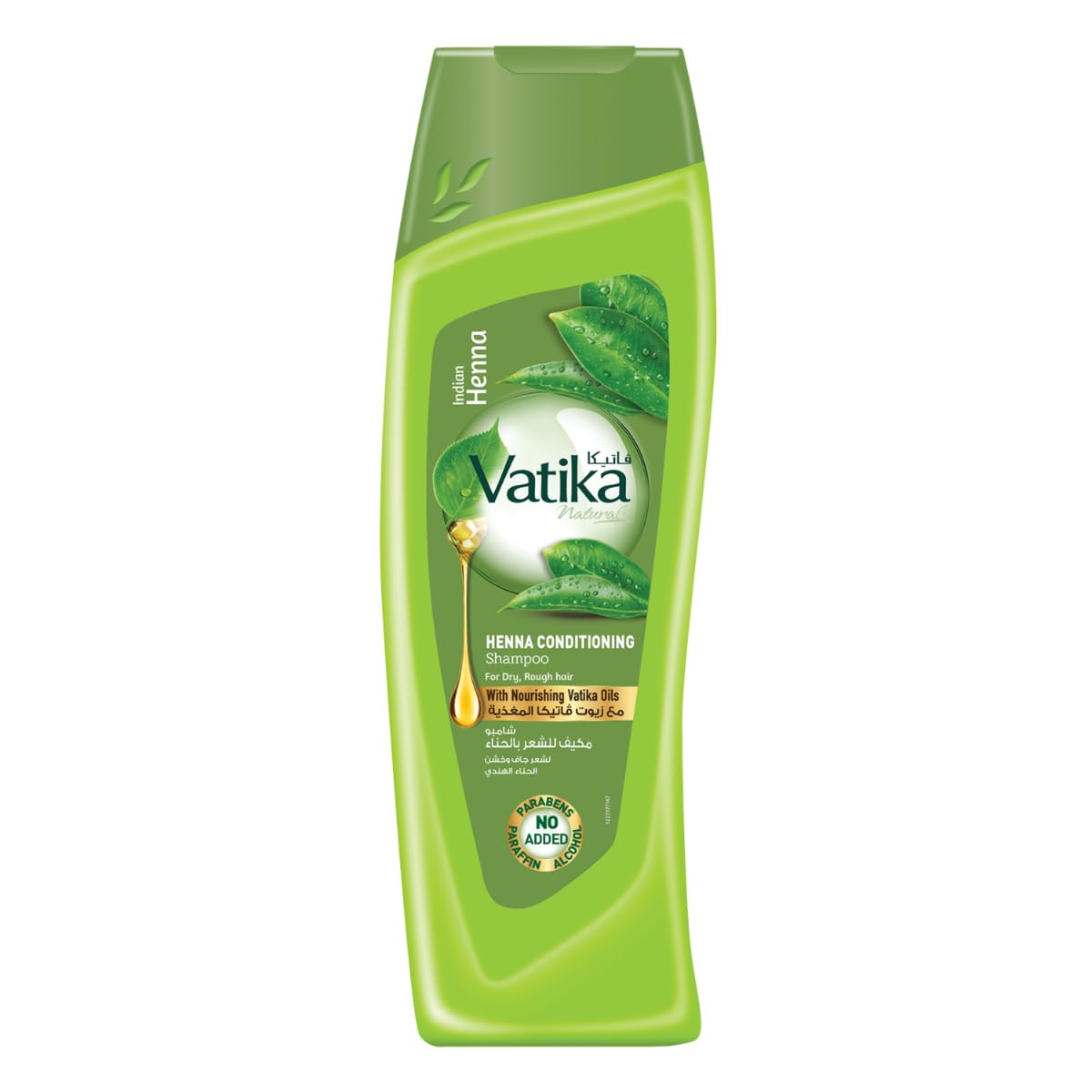 Vatika Naturals Henna Conditioning Shampoo for Hair Strength & Shine - for Dry & Damaged Hair - Nourishing with Henna Extracts -
