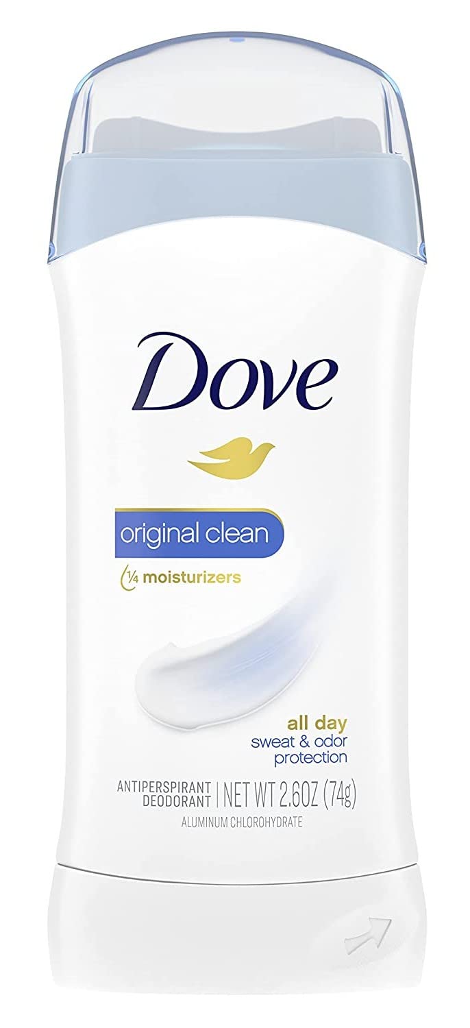 Dove Deodorant 2.6 Ounce Original Clean All Day Protection