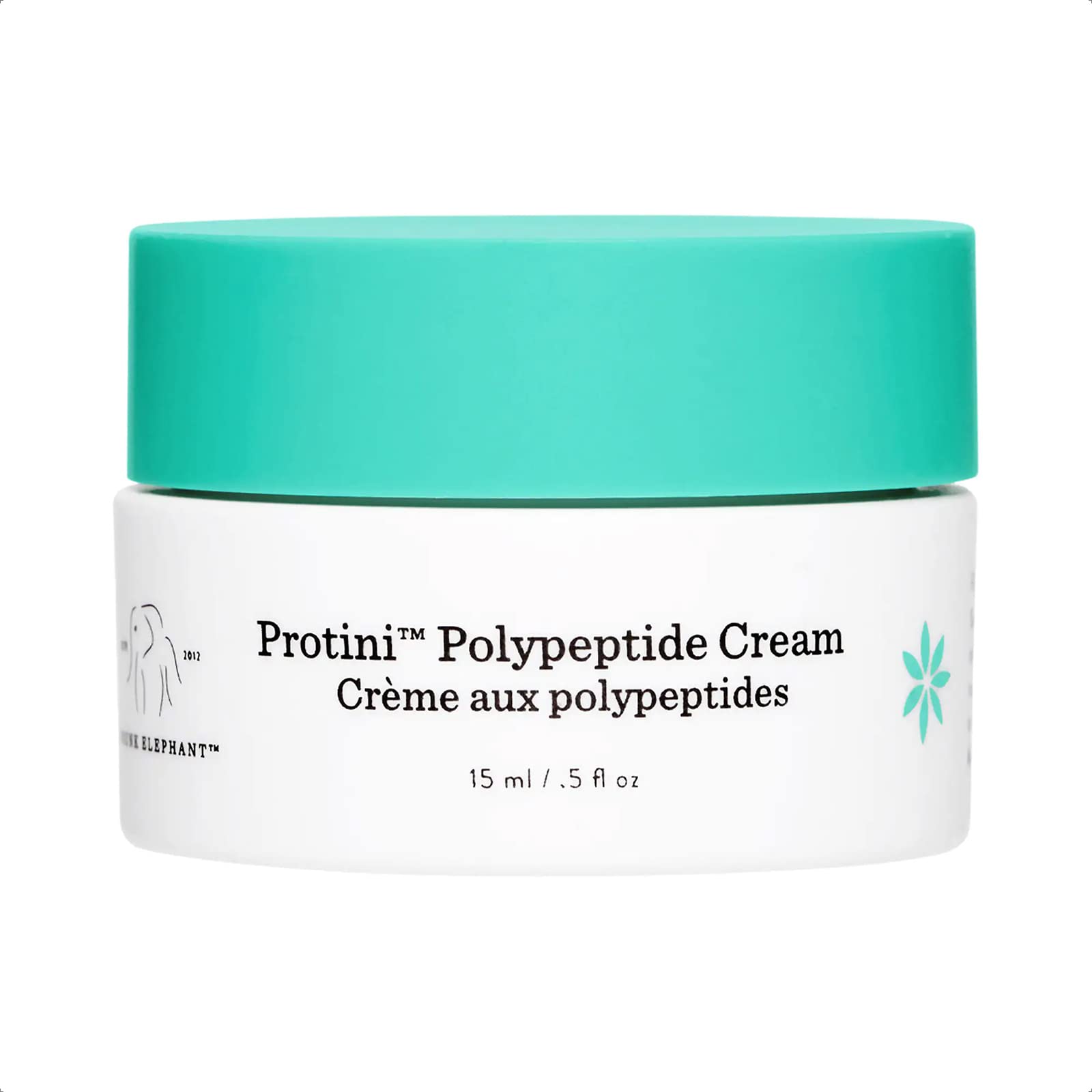Drunk Elephant Protini Polypeptide Cream Mini. Protein Face Moisturizer With Amino Acids (15 Ml / 0.50 Fl Oz)