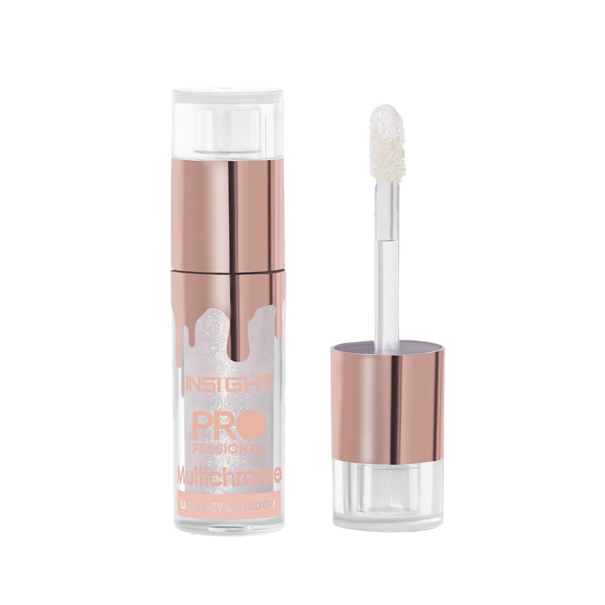 Insight Professional Multichrome Liquid Eyeshadow - Golden Facade | Metallic Effect | Enriched With Green Tea & Cucumber Extract