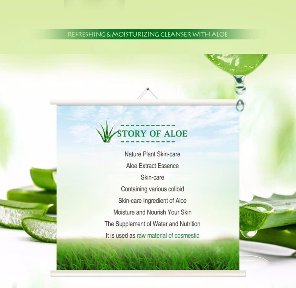 BIOAQUA Natural Skincare Refreshing Moisturizing Aloe Vera Emulsion 92% Light Lotion Smooth Improve Dry Skin 120ml 4.23oz