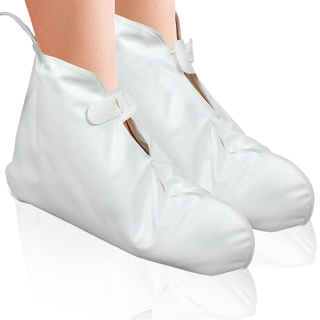 ForPro Professional Collection Premium Heated Booties, Electric Thermal Moisturizing Foot Warmers for Spa Treatments, Dual Tempe