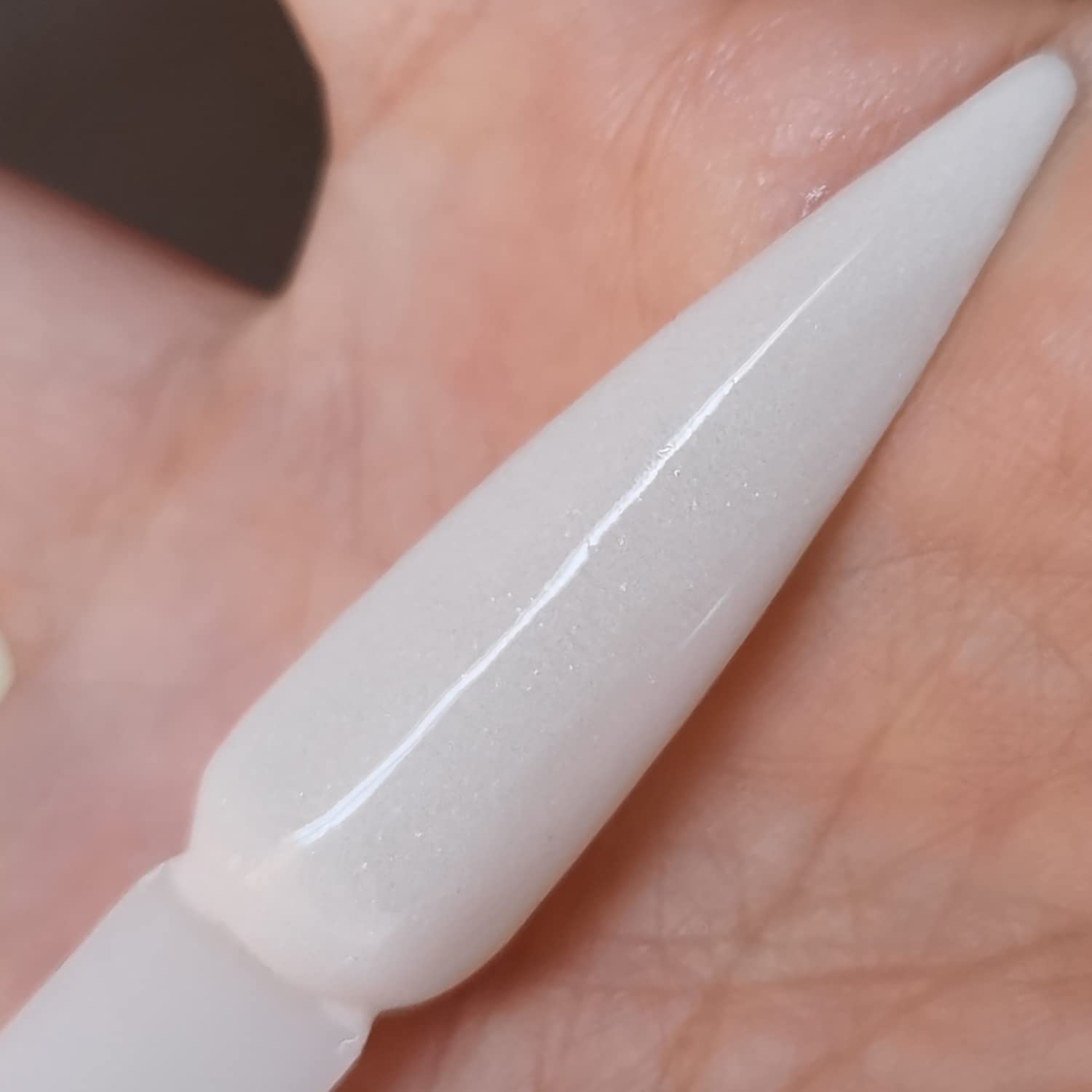 Glow in the dark Milky White Acrylic Nail Powder for Nails Art 1OZ AP062 Shimmery