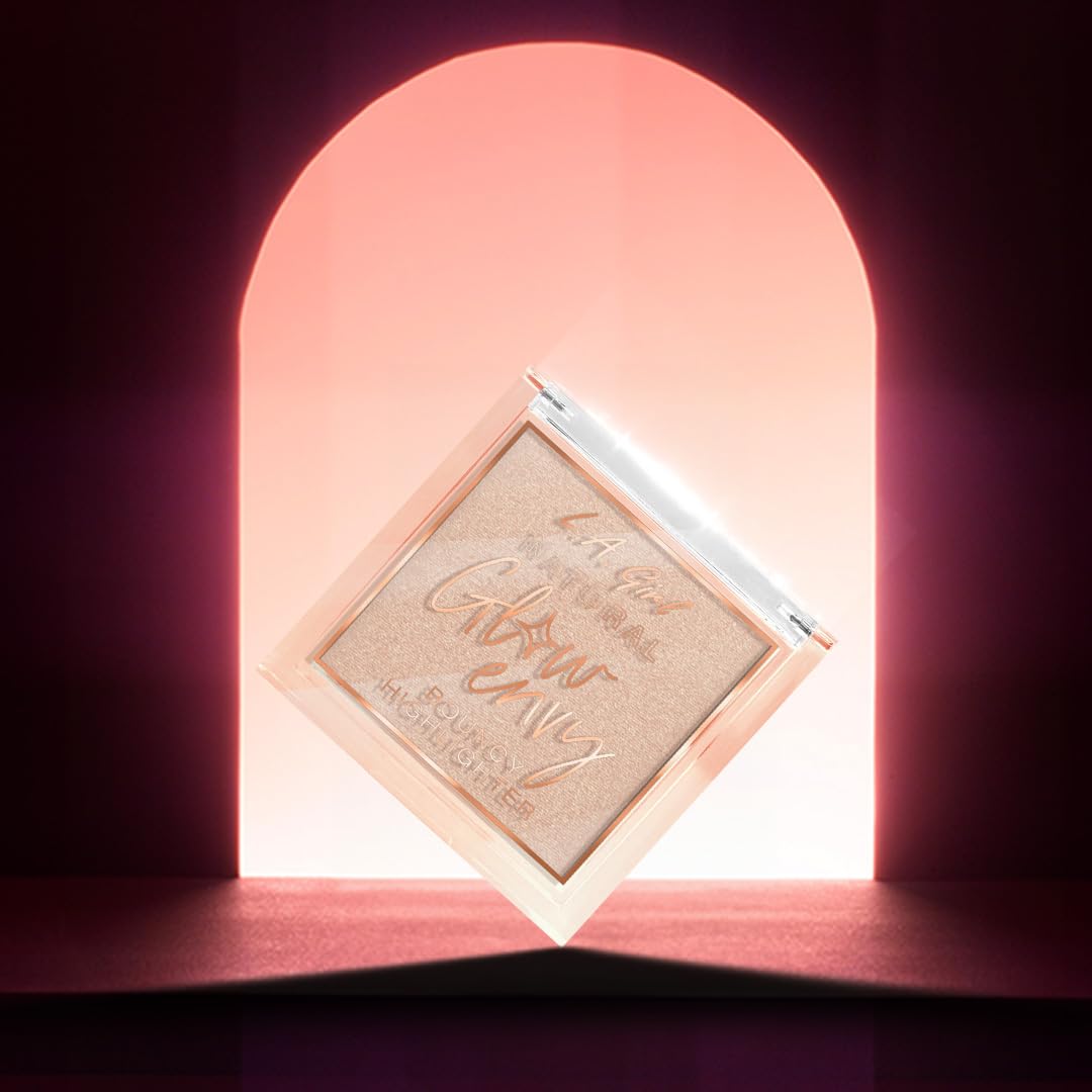 L.A. GIRL Glow Envy Bouncy Bronzer for Women, Natural Glow Bronzer for Makeup with Goodness of Jojoba Oil, Squalene, & Vitamin E