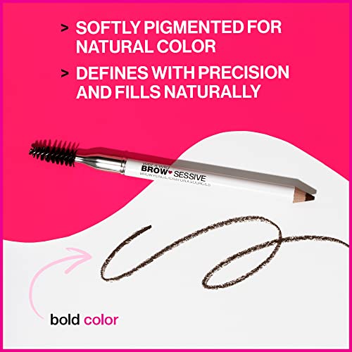Eyebrow Pencil By Wet N Wild Brow-Sessive Brow Makeup Pencil Liner Blending Brush, Precise, Fine Tip, Shapes, Defines, Fills, Bl