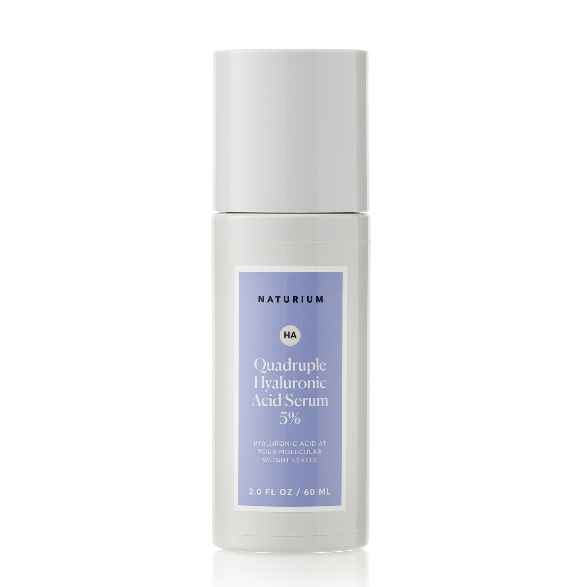 Naturium Quadruple Hyaluronic Acid Serum 5% Jumbo, Hydrating & Plumping Face Serum, Anti-Aging & Moisturizing Skin Care, Fragran