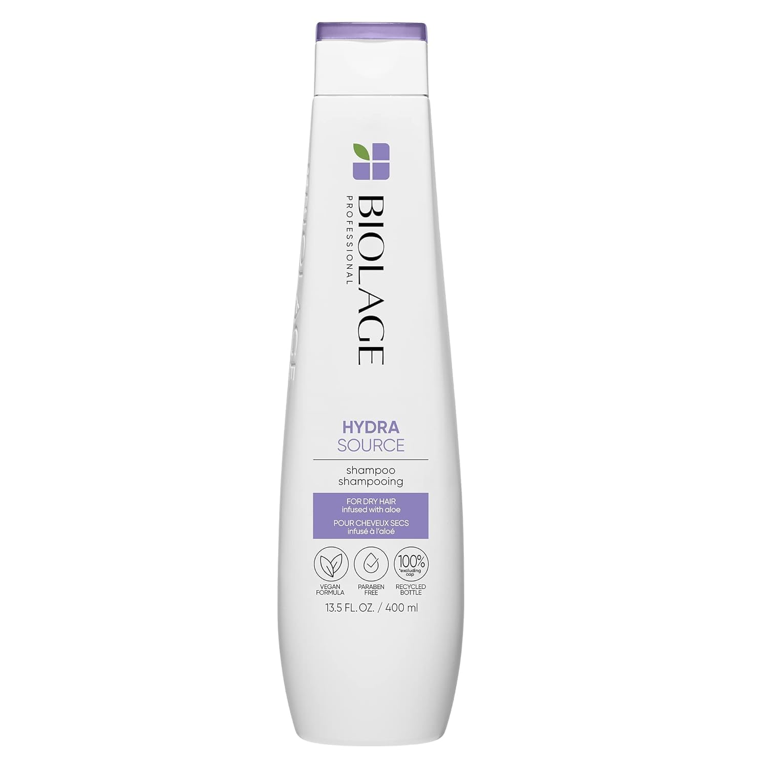 Biolage Hydra Source Shampoo  Hydrates & Moisturizes Dry Hair  Helps Repair Split Ends  Paraben-Free  For Dry Hair  Salon Shampo